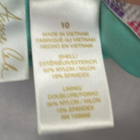 Anne Cole Twist Front Shirred One Piece Swimsuit Size 10 - Picture 15 of 17